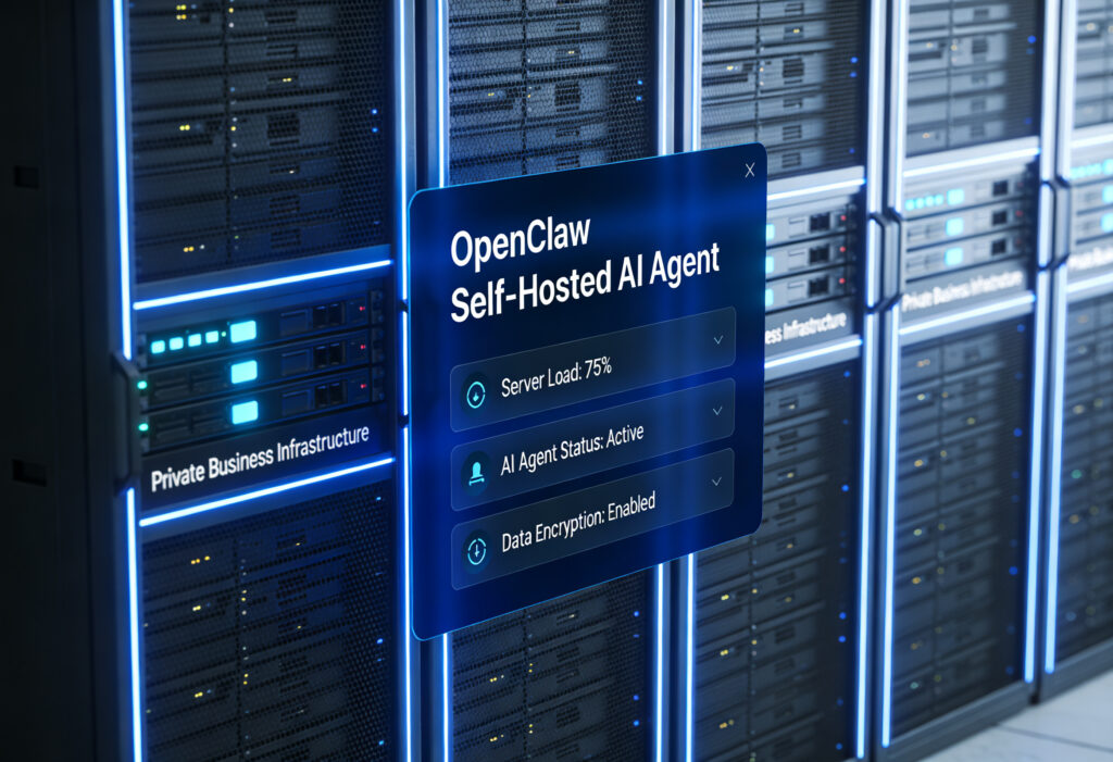 OpenClaw local AI agent — private business deployment › TECHBLEED OpenClaw self-hosted AI agent running on private business infrastructure