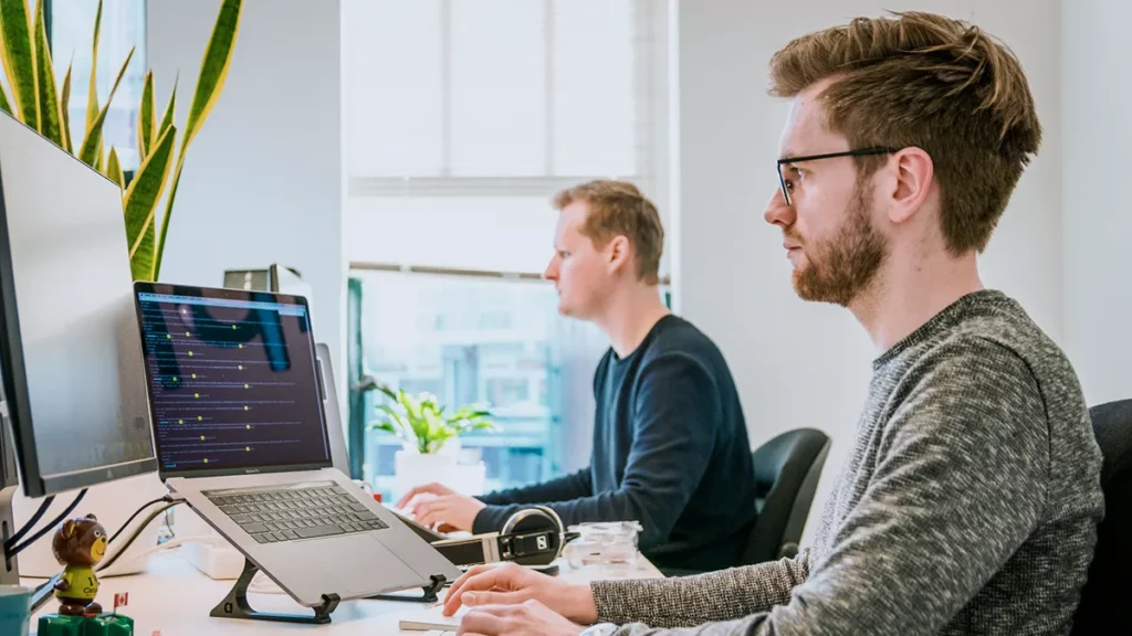 Managed IT Website Patching › TECHBLEED Managed IT team applying security updates to a business website