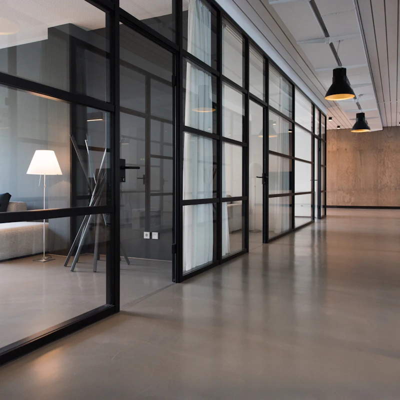 Modern office supported by IT services in Glendale